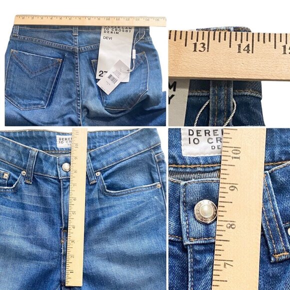 Derek Lam 10 Crosby Mid Rise Authentic Devi Skinny Blue Jeans size 27, NWT - Picture 14 of 15